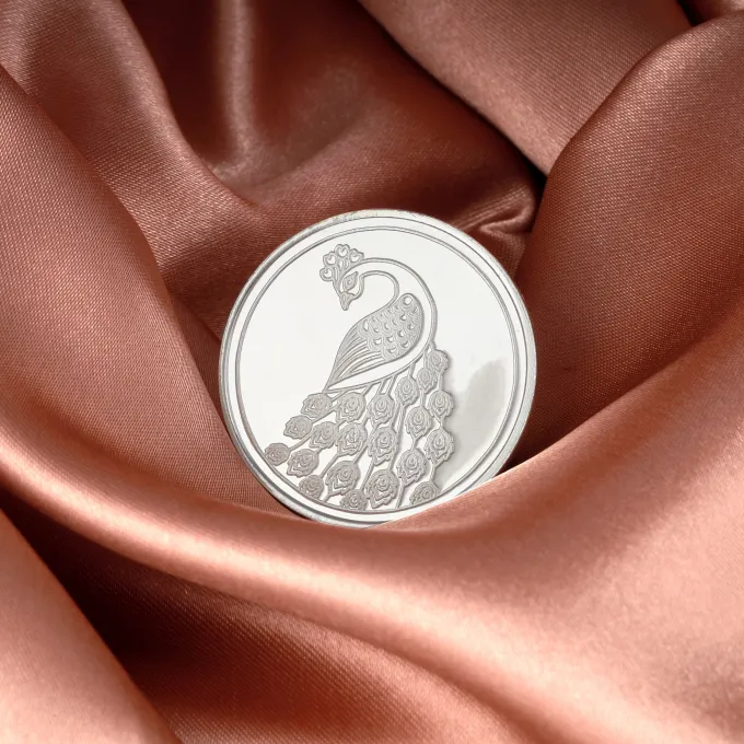 999 Silver Peacock Beauty Coin- 20g