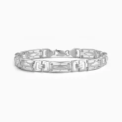 Aditya Roy Kapur Silver Classy Link Bracelet For Him