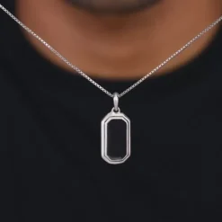 Aditya Roy Kapur Silver Knight's Emblem Pendant with Box Chain For Him