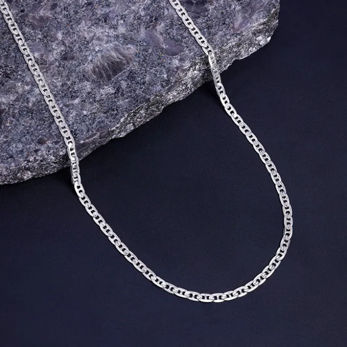 Aditya Roy Kapur Silver Mariner Chain For Him