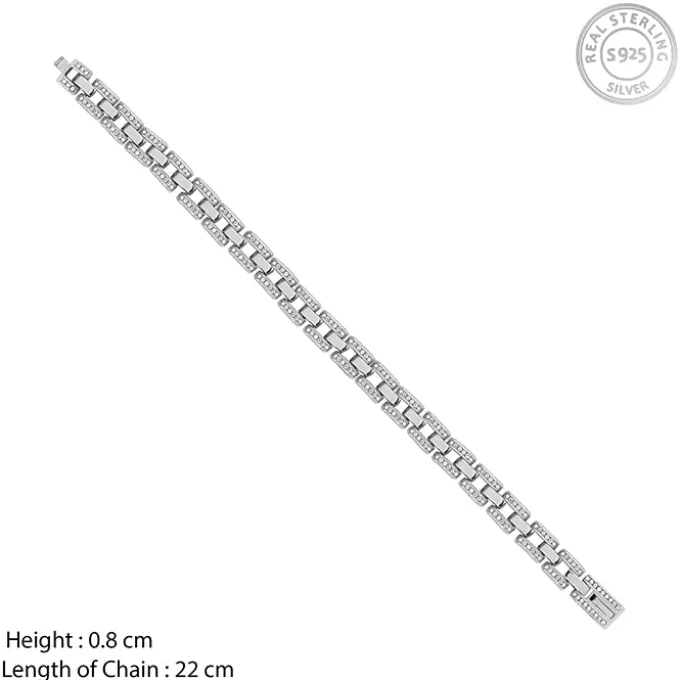 Aditya Roy Kapur Silver Quiet Ambition Bracelet For Him