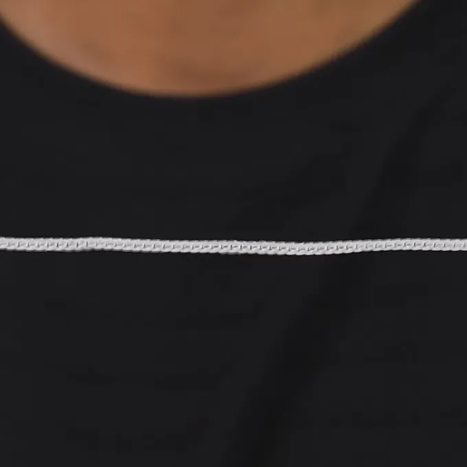Aditya Roy Kapur Silver Verdure Chain For Him