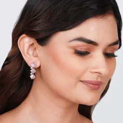 Anushka Sharma French Rose Earrings