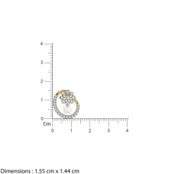 Anushka Sharma Gold Amata Floral Lab Grown Diamond Pendant