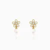 Anushka Sharma Gold Anthos Shine Lab Grown Diamond Earrings