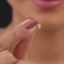 Anushka Sharma Gold Circular Quartet Diamond Stud Earrings