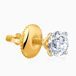 Anushka Sharma Gold Dot Bling Lab Grown Diamond Earrings