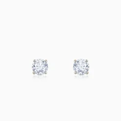 Anushka Sharma Gold Dot Bling Lab Grown Diamond Earrings