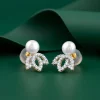 Anushka Sharma Gold Flos Lab Grown Diamond Earrings