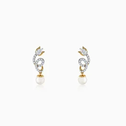Anushka Sharma Gold Gleaming Shine Lab Grown Diamond Earrings