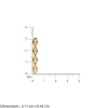 Anushka Sharma Gold Luminous Veil Lab Grown Diamond Earrings