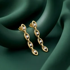 Anushka Sharma Gold Luminous Veil Lab Grown Diamond Earrings
