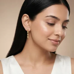 Anushka Sharma Gold Luminous Veil Lab Grown Diamond Earrings
