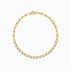 Anushka Sharma Gold Match Point Lab Grown Diamond Bracelet