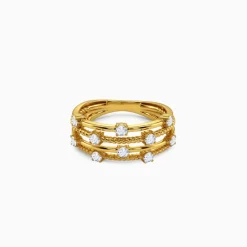Anushka Sharma Gold Morning Light Lab Grown Diamond Ring (Size 12)