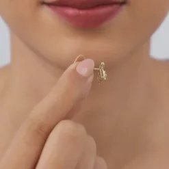 Anushka Sharma Gold Pure Flora Diamond Earrings