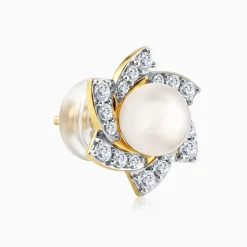 Anushka Sharma Gold Soft Centre Lab Grown Diamond Earrings