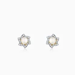 Anushka Sharma Gold Soft Centre Lab Grown Diamond Earrings