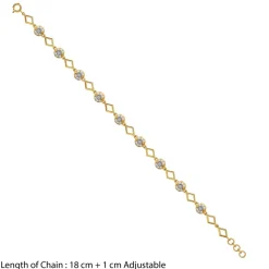Anushka Sharma Gold Starlight Mosaic Lab Grown Diamond Bracelet