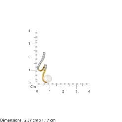 Anushka Sharma Gold Swirl and Soul Lab grown Diamond Earrings