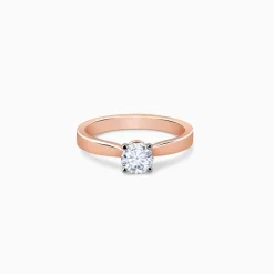 Anushka Sharma Rose Gold Joy Solitaire Lab Grown Diamond Ring