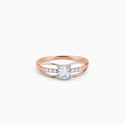 Anushka Sharma Rose Gold Empyrean Solitaire Lab Grown Diamond Ring
