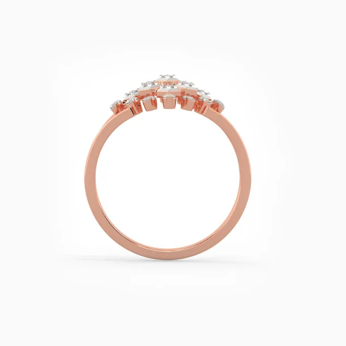 Anushka Sharma Rose Gold Spectacular Diamond Ring