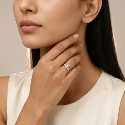 Anushka Sharma Rose Gold Cara Lab Grown Diamond Ring