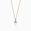 Anushka Sharma Rose Gold Cielo Bow Lab Grown Diamond Pendant