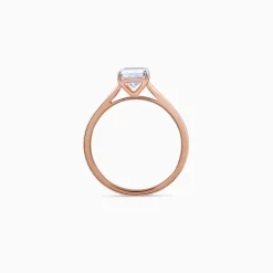 Anushka Sharma Rose Gold Forever Solitaire Lab Grown Diamond Ring