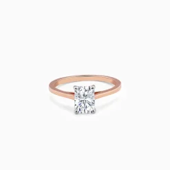 Anushka Sharma Rose Gold Forever Solitaire Lab Grown Diamond Ring