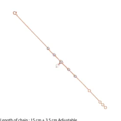 Anushka Sharma Rose Gold Seren Lotus Lab Grown Diamond Bracelet