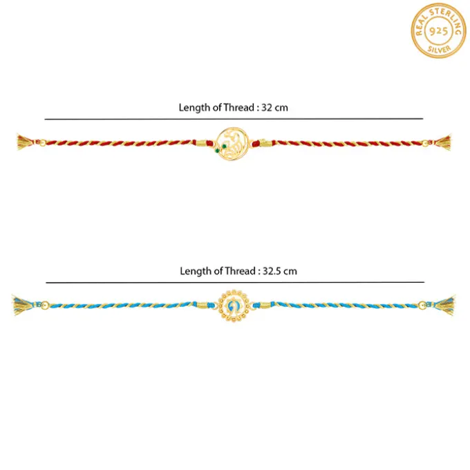 Back to the Rakhi Days (Rakhi Set of 2)