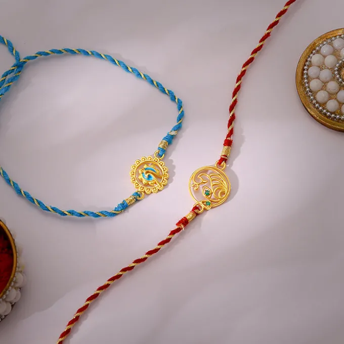 Back to the Rakhi Days (Rakhi Set of 2)