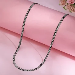 Black Rhodium Celtic Chain