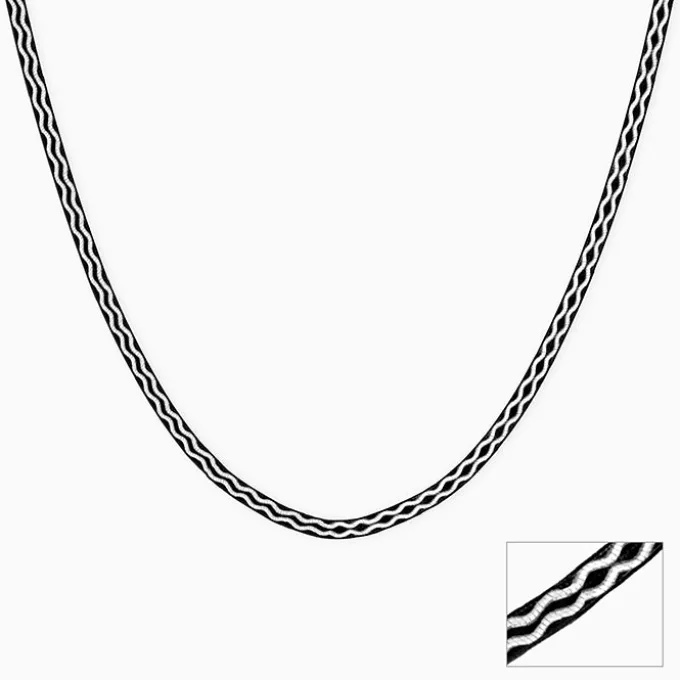 Black Rhodium Celtic Chain