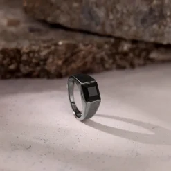 Black Rhodium Jazz Up Ring For Him