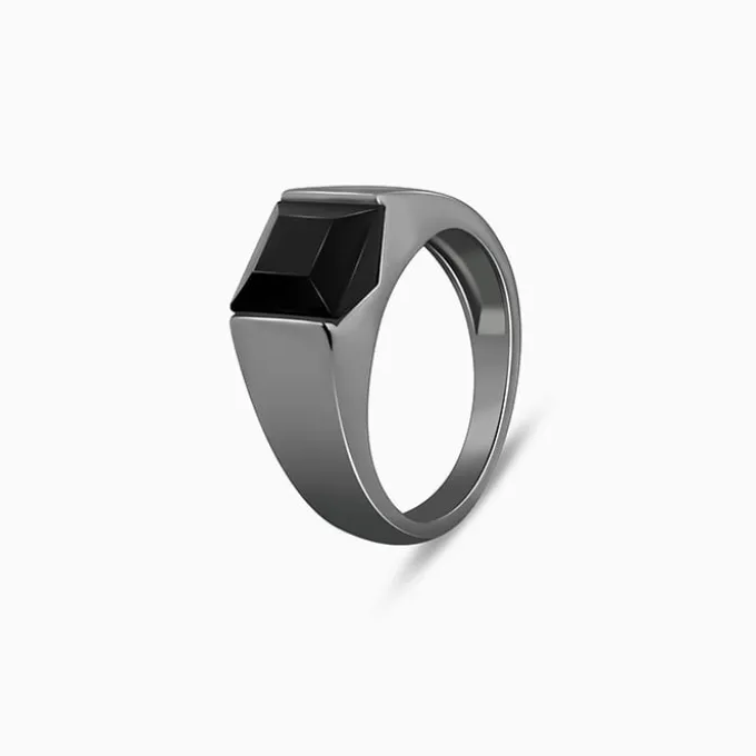 Black Rhodium Jazz Up Ring For Him