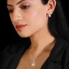 Charming Pearl Set with Link Chain