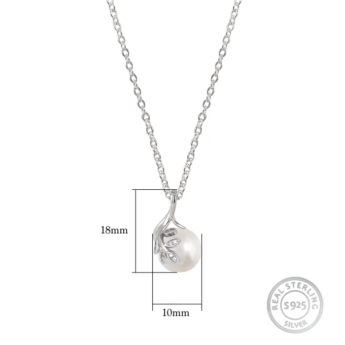 Charming Pearl Set with Link Chain