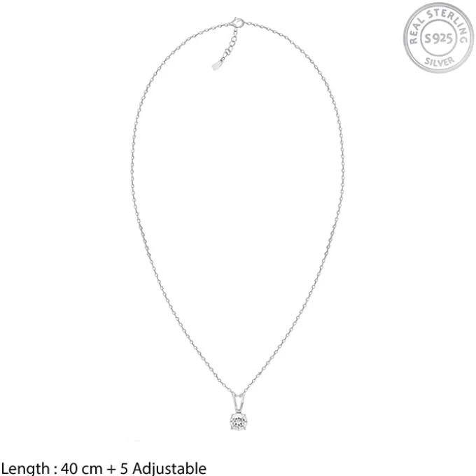 Classic Silver Zircon Set