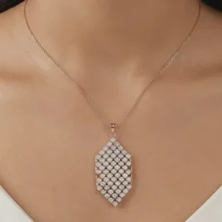 Dual Tone Aurora Angle Silver Set