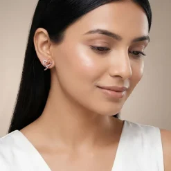 Dual Tone Bloom Rebel Earrings