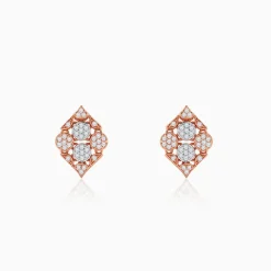 Dual Tone Celeste Grove Silver Earrings