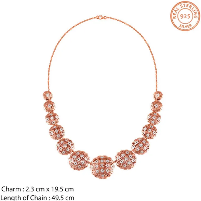 Dual Tone Evelia Silver Set