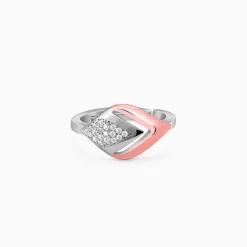 Dual Tone Majestic Rhombus Ring