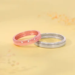 Dual Tone Soulbound Couple Band