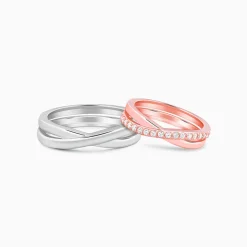 Dual Tone True Vow Couple Band