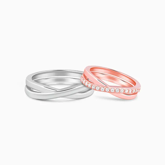 Dual Tone True Vow Couple Band