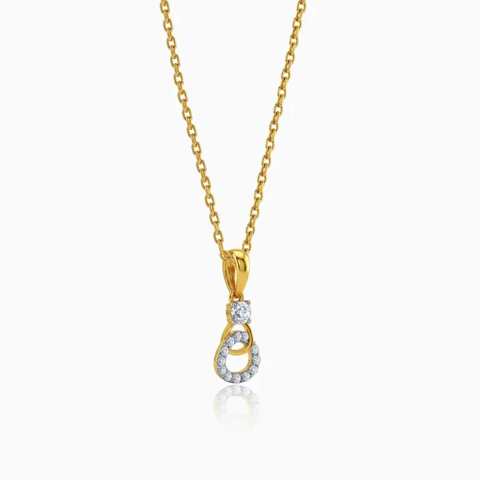 Gold Adalia Lab Grown Diamond Pendant